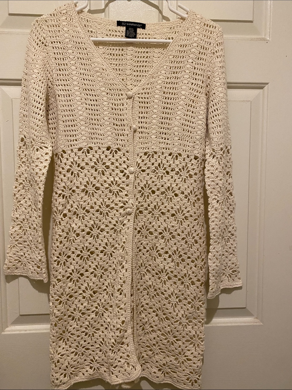 Crochet  over coat